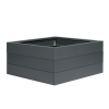 Bloembak antraciet 270x30x28 cm