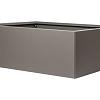 Bloembak vlak taupe 120x300x40 cm