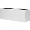 Bloembak vlak wit 60x150x40 cm
