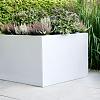 Bloembak vlak wit 150x300x40 cm