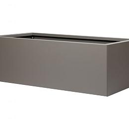 MBB Metalen bloembak taupe 60x120