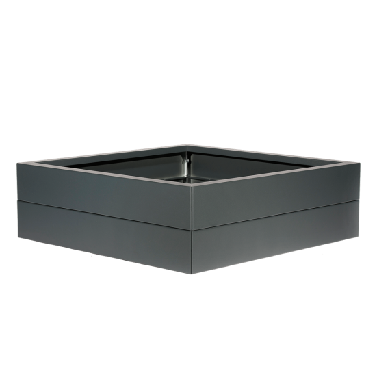Bloembak antraciet 270x240x28 cm