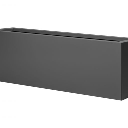 Bloembak vlak - ANTRACIET 30x120x40