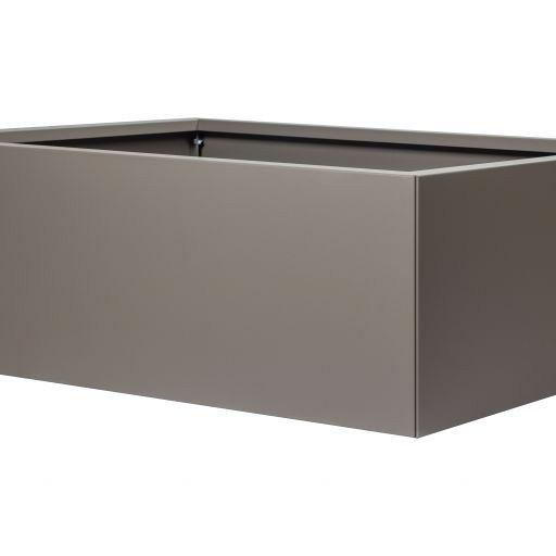 MBB Metalen bloembak taupe 210x210